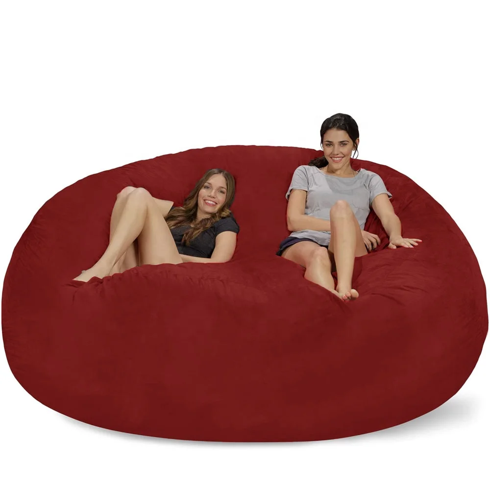 Прямая поставка, 5 футов, 6 футов, 7 футов, микро замшевые мешки для ленивых мальчиков, большая пенопластовая большая сумка