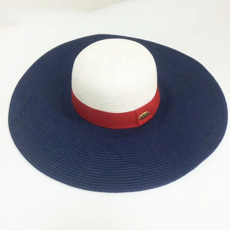 Frayed Raffia Trilby Sombrero Ecuador Pearl Spain Fedora Black Straw Woven Hat