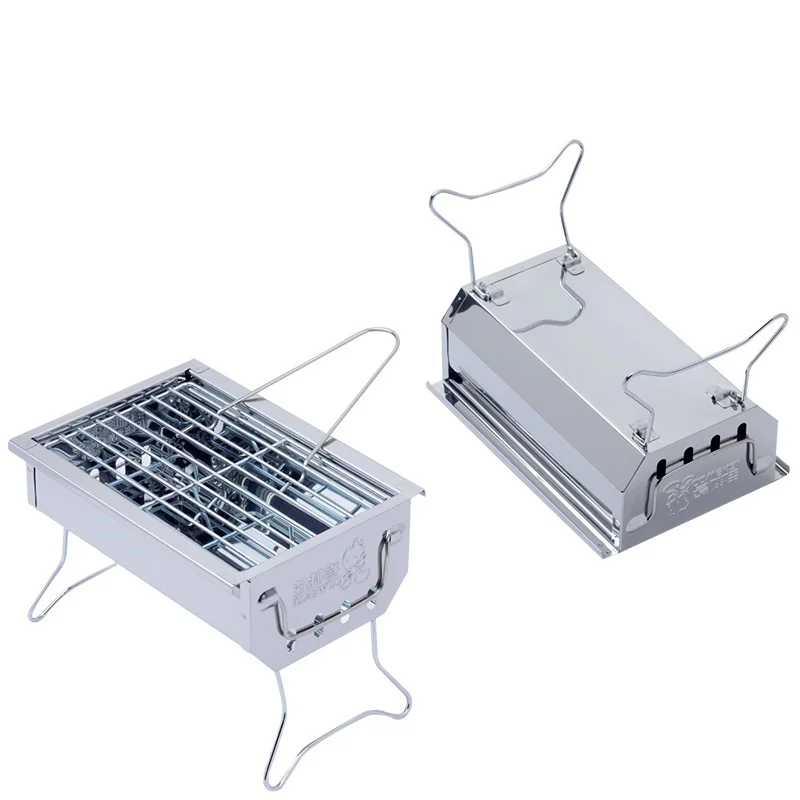 Commercial Korean Design Outdoor Camping Min Size Folding Barbecue Portable Charcoal BBQ Grill
