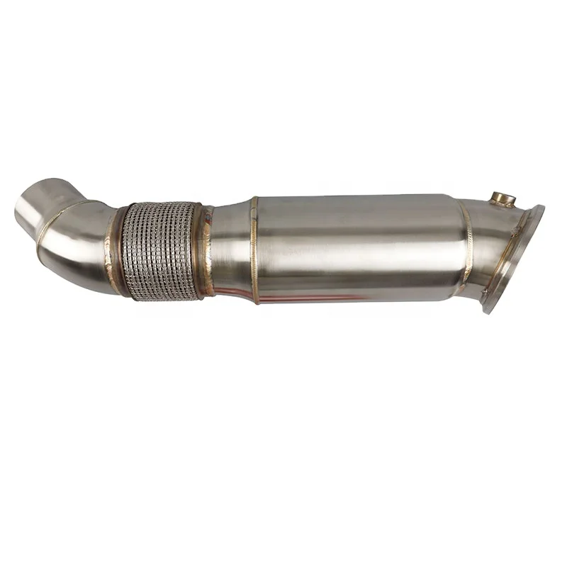 Custom 4.5 inch 5 inch ss304 downpipe for Toyota Supra A90 B58 3.0T exhaust pipe