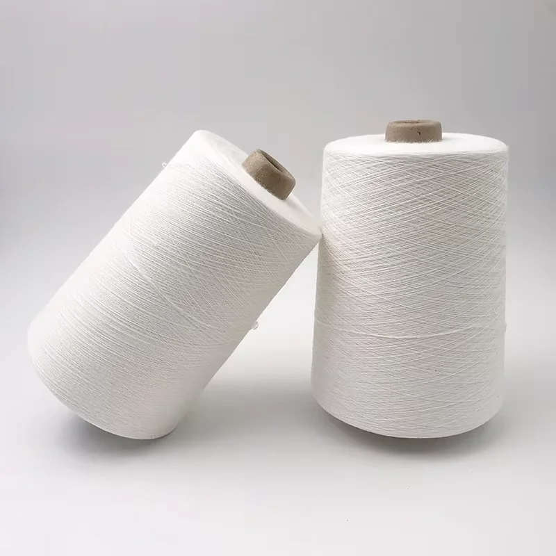 Protex-C High Strength Flame Retardant Anti-Static Acrylic & Cotton Blended Yarn Ring Spun Dyed Pattern Hand Knitting Weaving