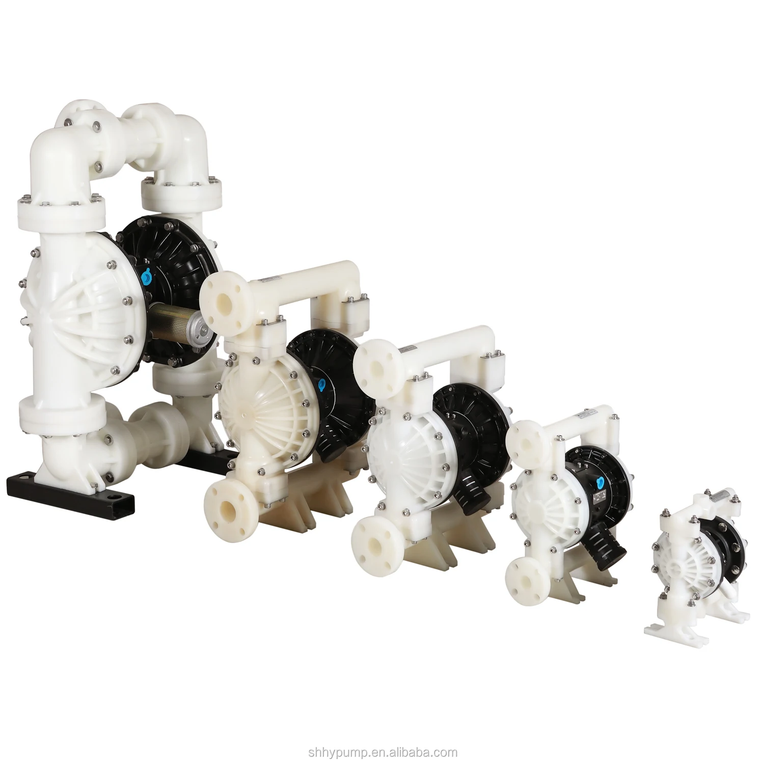 Hypv 1 дюйм пластиковые диафрагменный насос с мембраной PTFE пневматические компоненты растворителя передачи