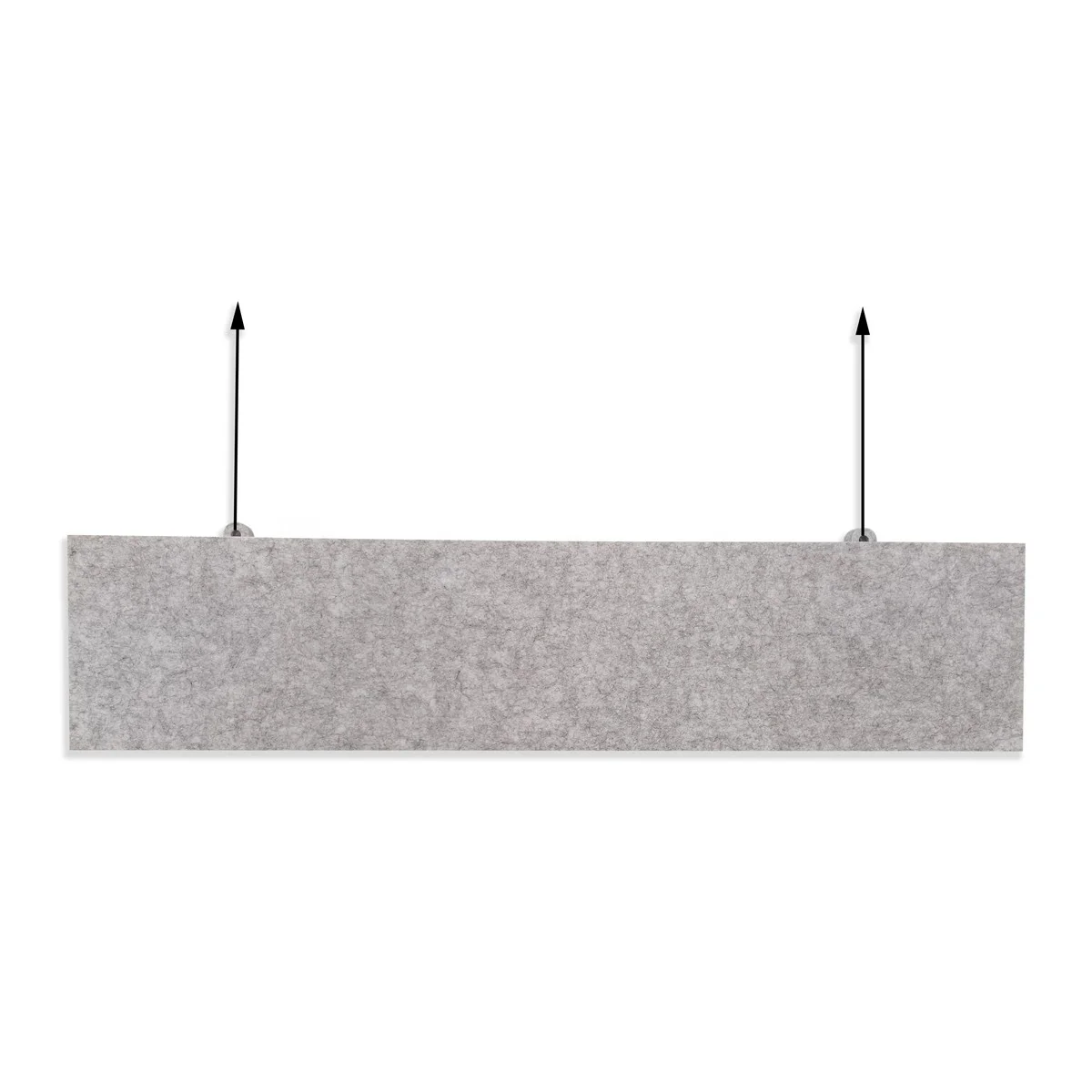 
Grey Modern Studio Acoustic Baffle, Polyester Fibre Decorative Suspended Ceiling 