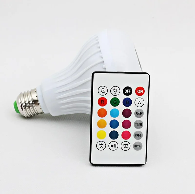 
Hot Products led bulb with blueteeth speaker music APP Control Music blueteeth Light bass effect smart lamp led music light 