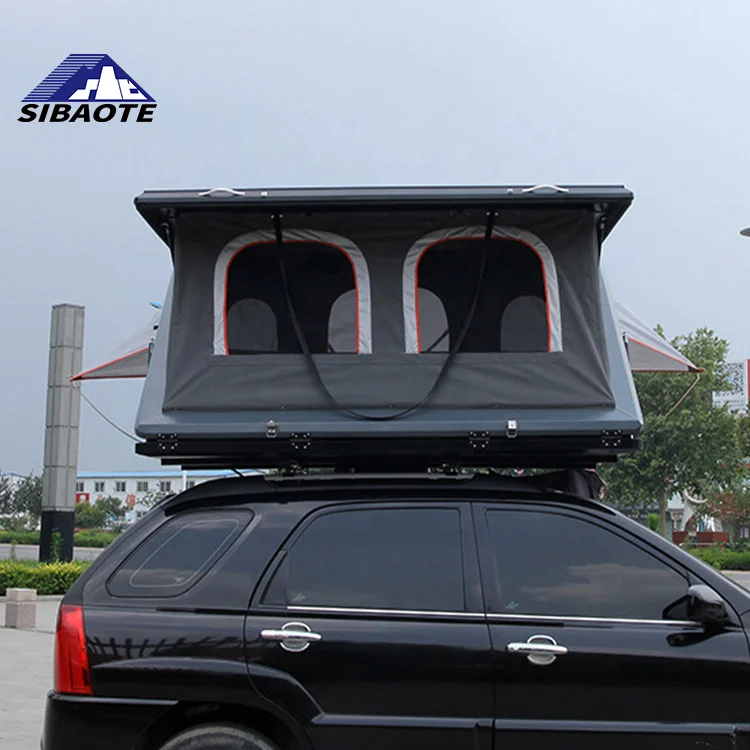 2022 New Style Hard shell Roof Top Tents 3-4person SUV Aluminium Alloy Car Roof Tents