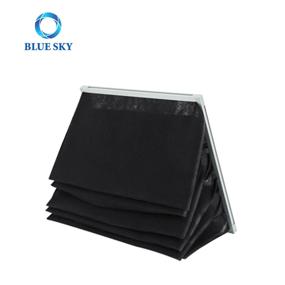 Customized G2 G4 M5 M6 F7 F8 F9 Medium Efficiency Activated Carbon Aluminum Frame Pocket Bag Air Filter For HVAC Cleaning Room
