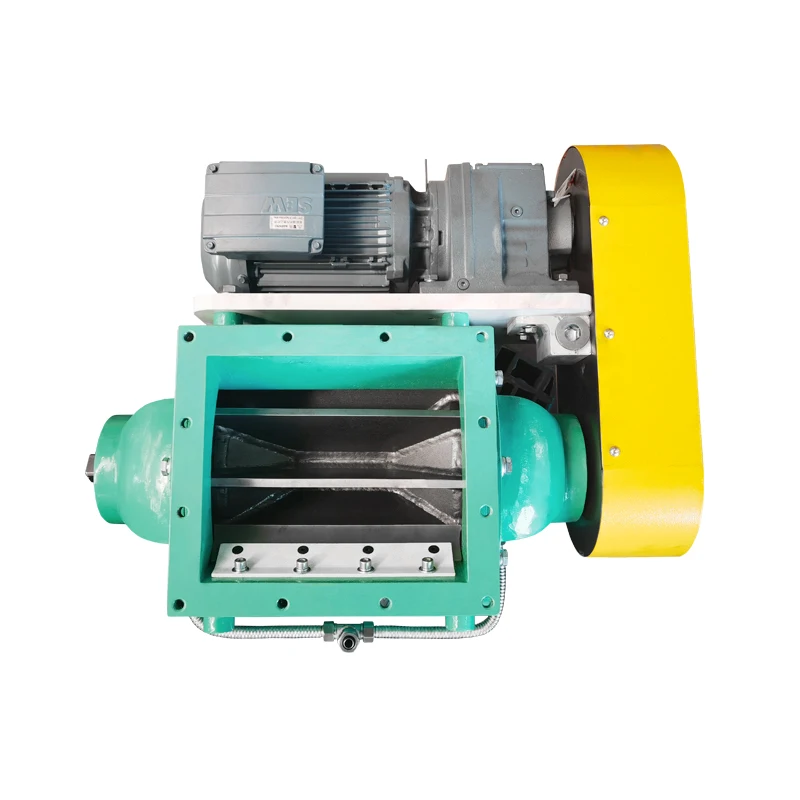 2022 hot sale wear resistant rice husk unloading rotary airlock valve under silos