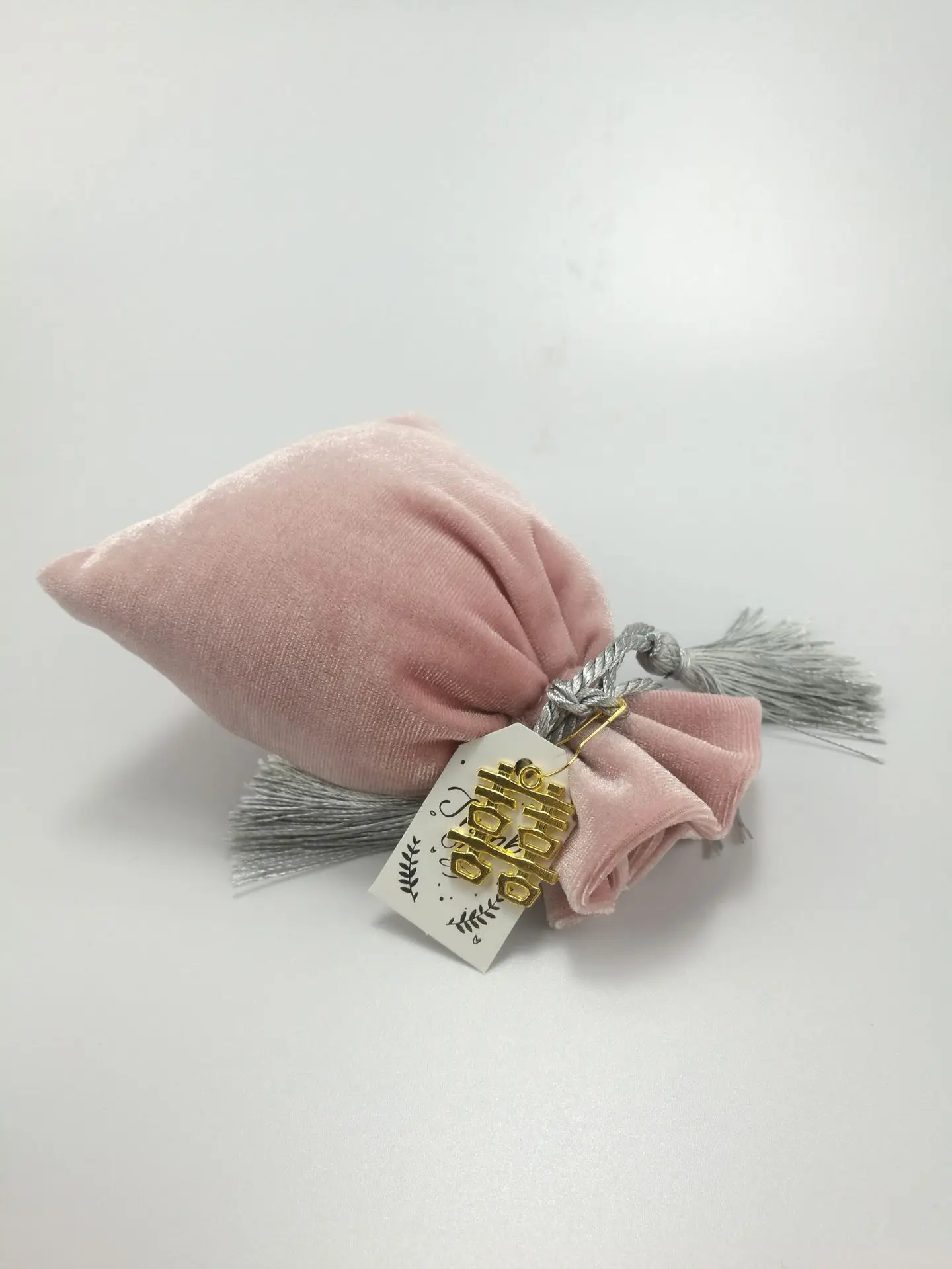 Tassel Personal Made Packing Pouches Size Dust Fabric Candy Jewelry Gift Drawstring Velvet Bags With Custom Logo