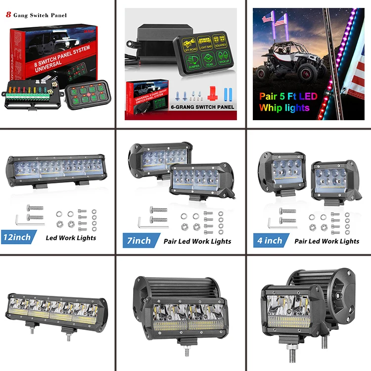  102 см 40 дюймов задний грузовой купол Lifegate Light Bar для Jeep Wrangler 07-19 Jk Jku Jl