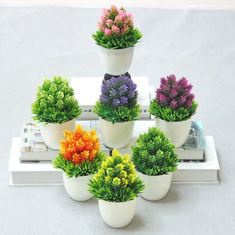 Manufacturers artificial potted trees, bonsai, rubber trees, leaves, plastic flowers, decorative small plants, artificial flower