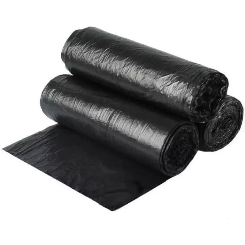 Wholesale Price Heavy Duty Big White Black Garbage Bag Large Plastic Trash Bags Roll 55 Gallon