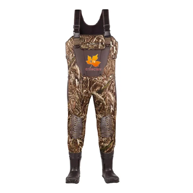 CAMO Neoprene Waders 4mm Neoprene Fishing Waders Rubber Boots Work Waders Neoprene Pants Special Purpose Safety Shoes