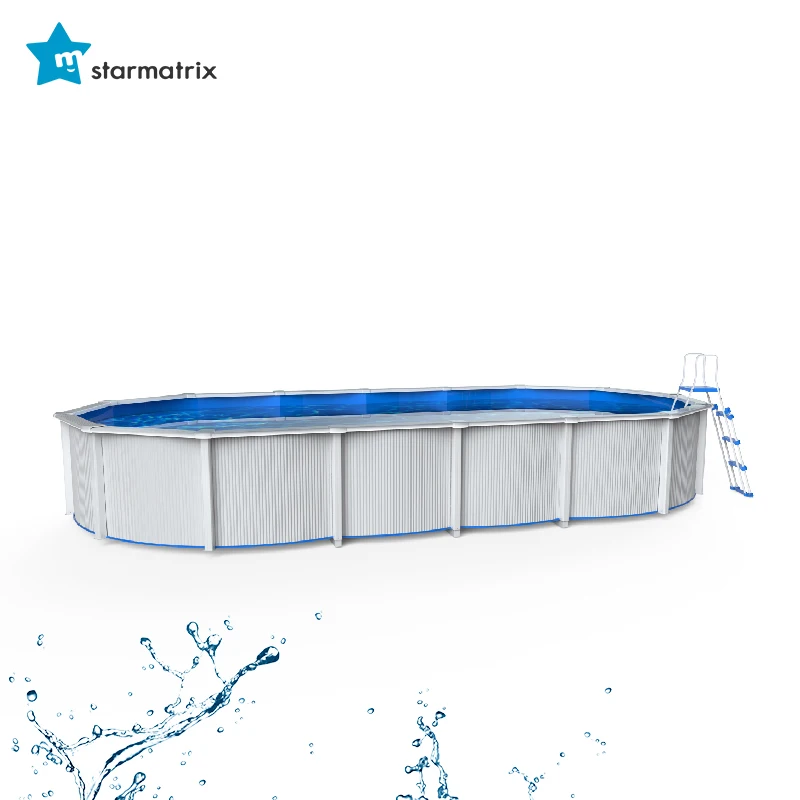 STARMATRIX PSP493612B/BW aboveground steel swimming pools in bulk piscinas grandes 16 inch above ground pool
