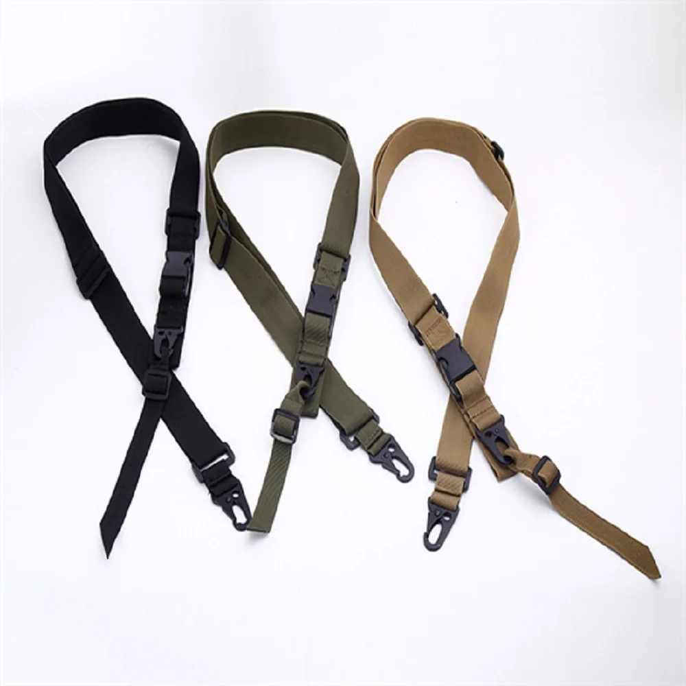 Multipurpose Molle 3 Point Tactical Lanyard Sling Quick Release Control Camera Shoulder Rope Gun Strap