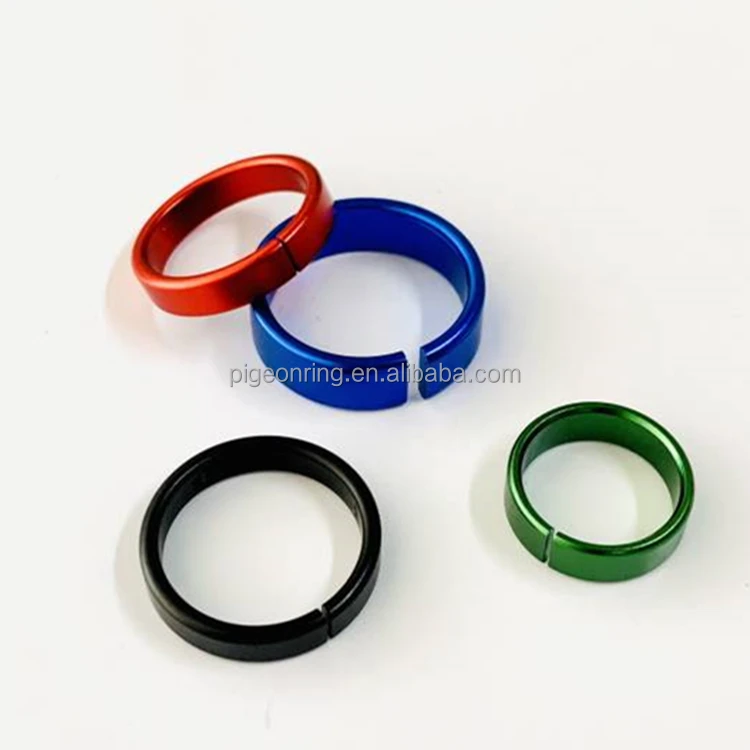 High Quality Big Size Open Aluminium Poultry Rings Split Aluminium Peacock Ring Ducks Leg Rings
