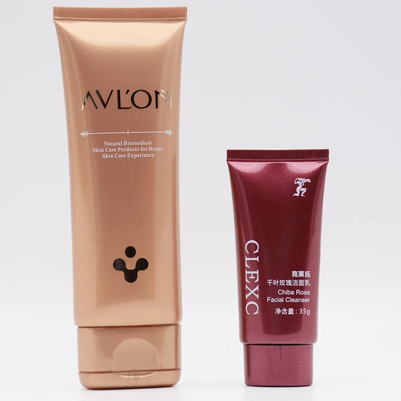 Body Lotion Tube Plastic Skin Care Lotion Packaging Soft Empty Oval Tube Cosmetics Flip Top Cap Custom Make 120g any Color