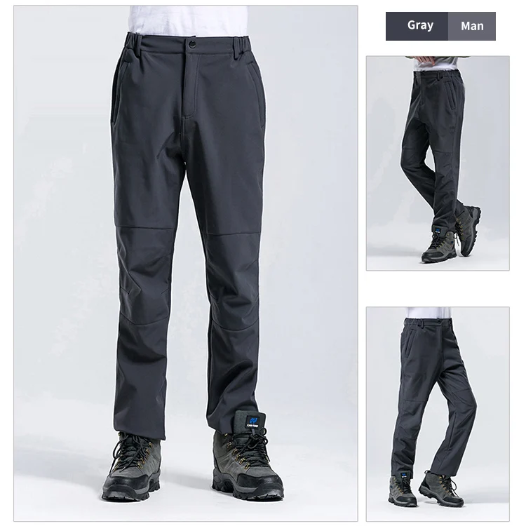 Wholes Cheap  Fleece Lined Windproof Thermal  Waterproof Slim Fit Outdoor  Tactical Trousers Insulated Pants