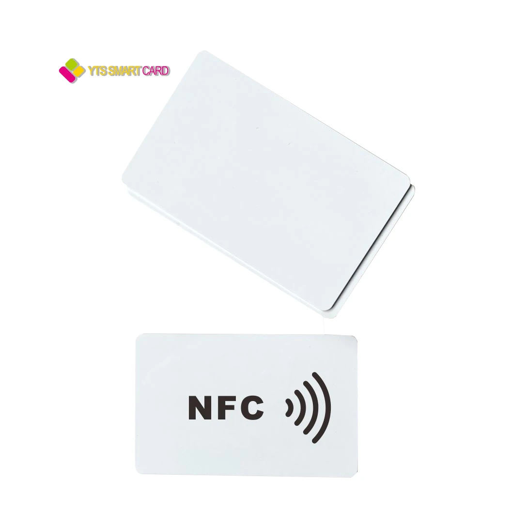 China supplier YTS custom Hot Smart NFC Chip RFID Membership Card Pvc Blank Card purchase card