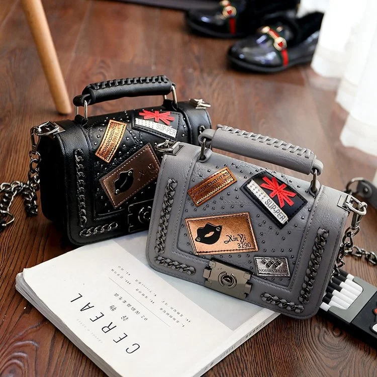 Ins New Design Pu Leather Fashoin Online Shop Bag Woman Hand Bags Luxury