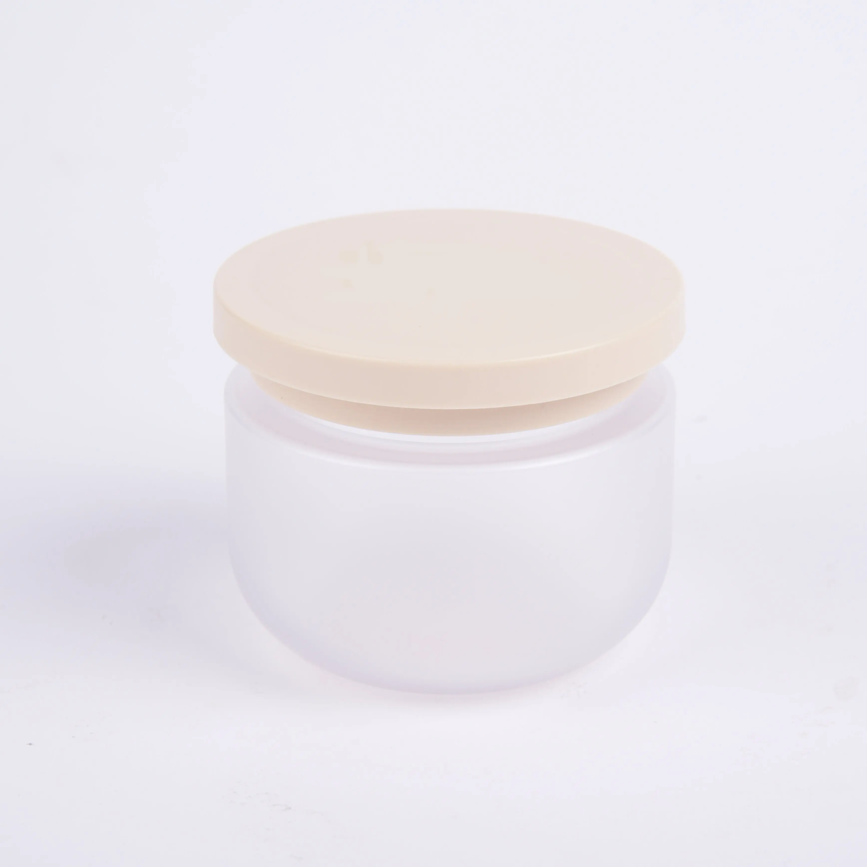 Clear Frost 8 oz Plastic Jar Body Scrub Container 250ml Wide Mouth PET Cosmetic Body Cream Jar with Lid
