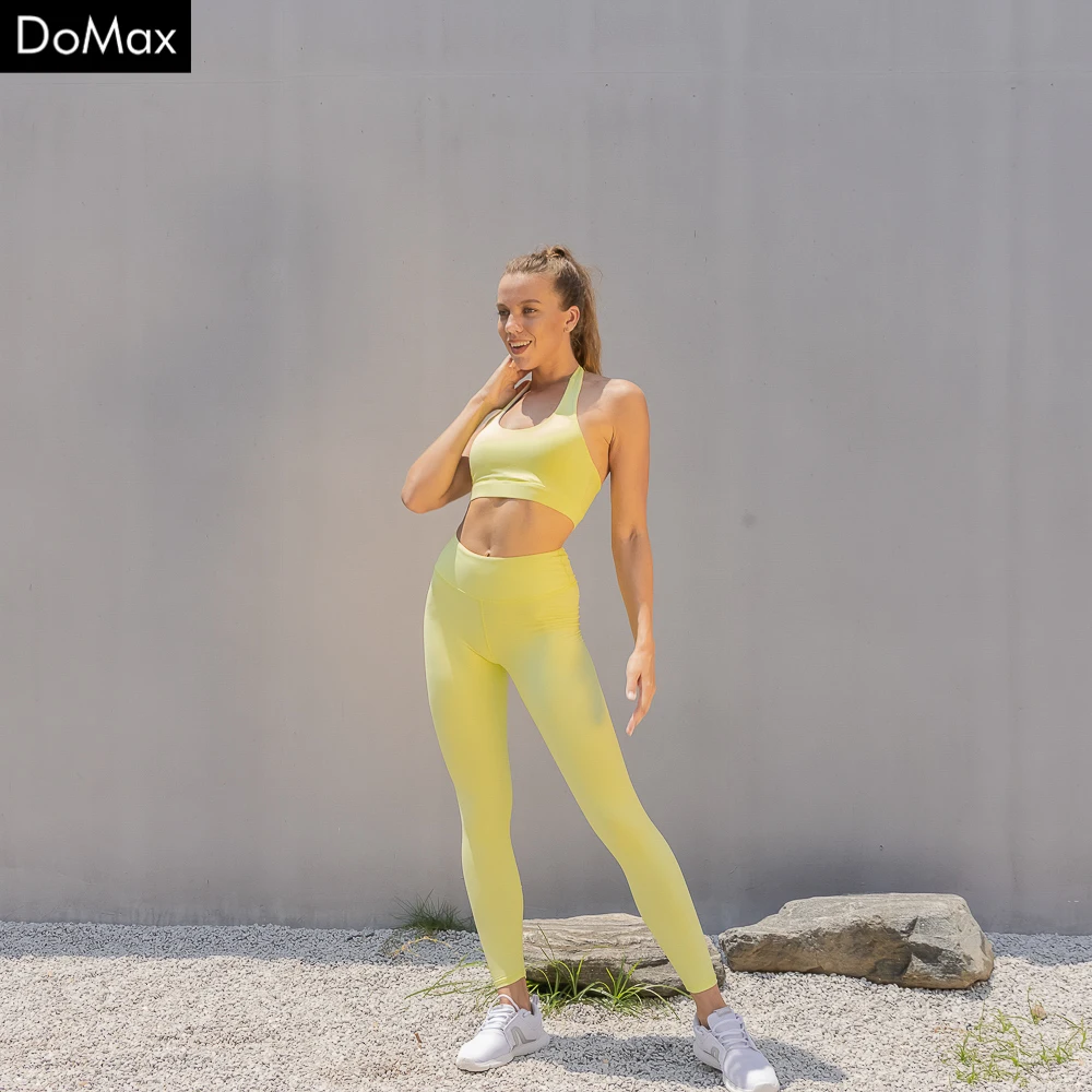 Ready To Ship High Impact Sports Bra Workout Running supportive woman yoga sport sexy nude bra with leggings