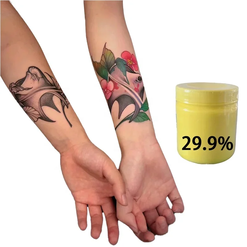 Natural Tattoo Cream for Private Label Use Organic Tattoo Cream for Pain-Free Tattoos
