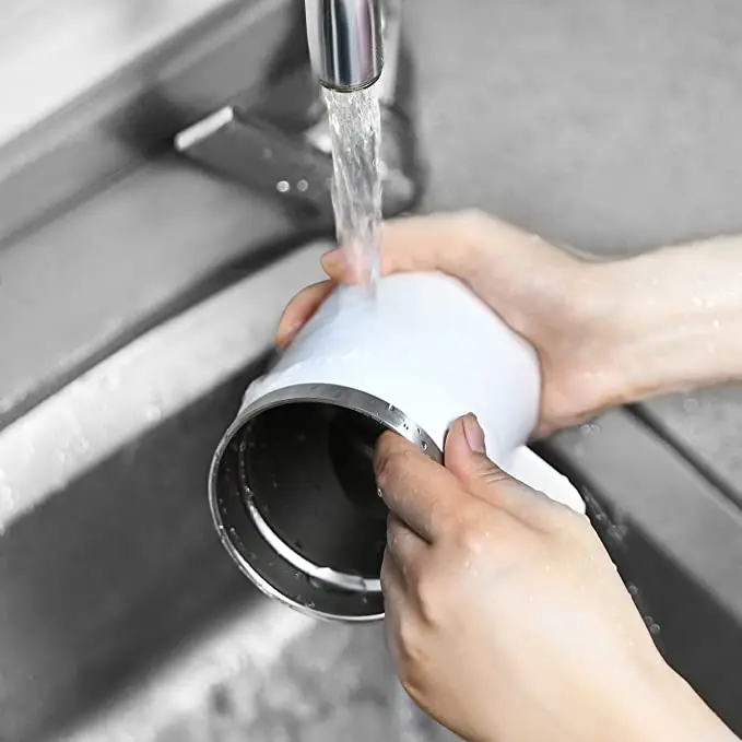 55 Degree Self Heating Heated Stainless Steel Charging Double Walled Coffee Tumbler Mug With 15W Wireless Phone Charger