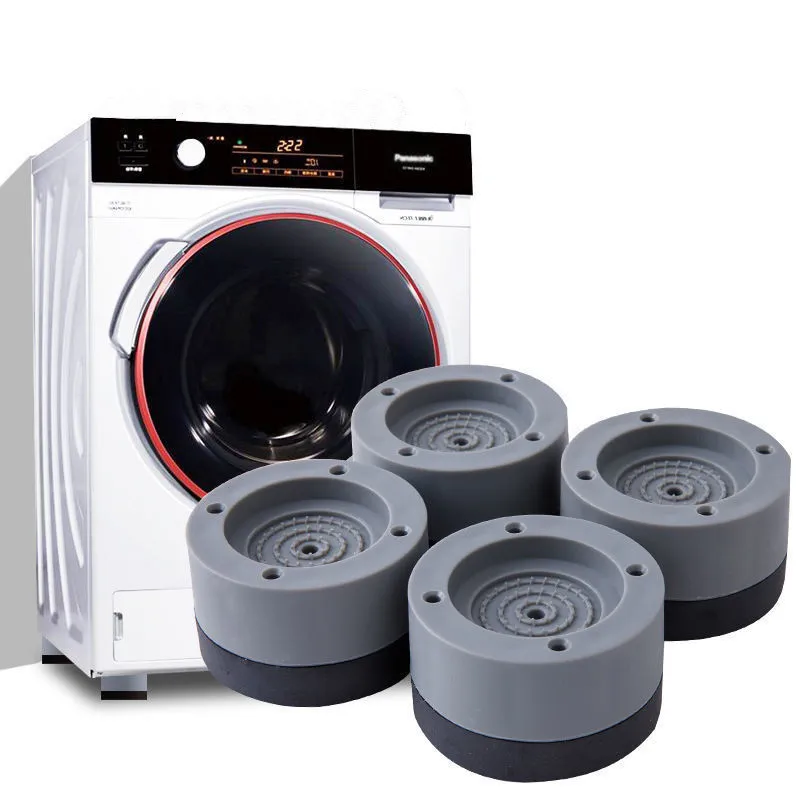 4 Packing Washing Machine Rubber Shockproof Foot Pad Support Pad and High Foot Pad Washing Machine Support Accessories