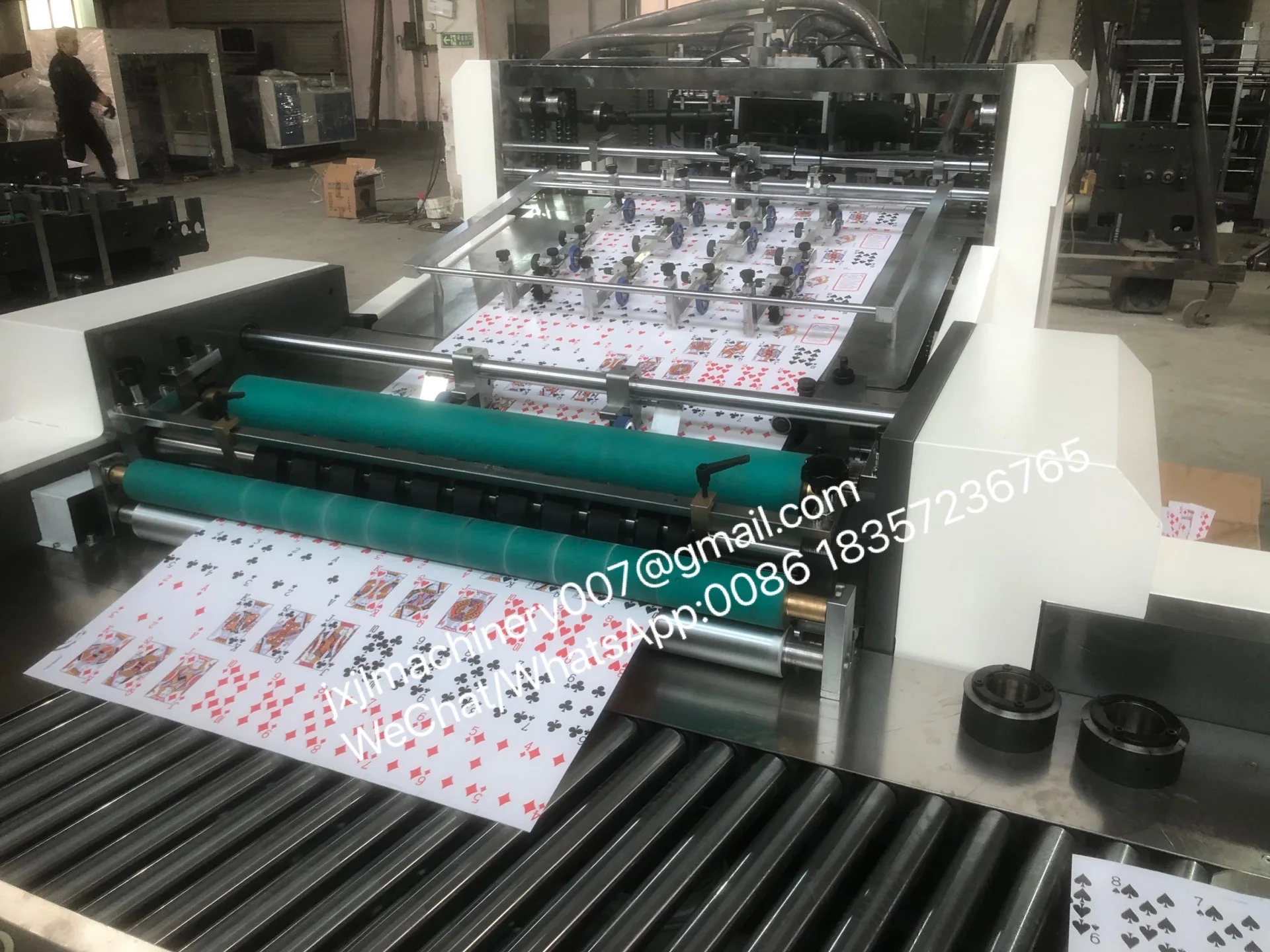 Automatic Paper Cutting Playing Cards Making Machine Playing Cards Sorting Machine