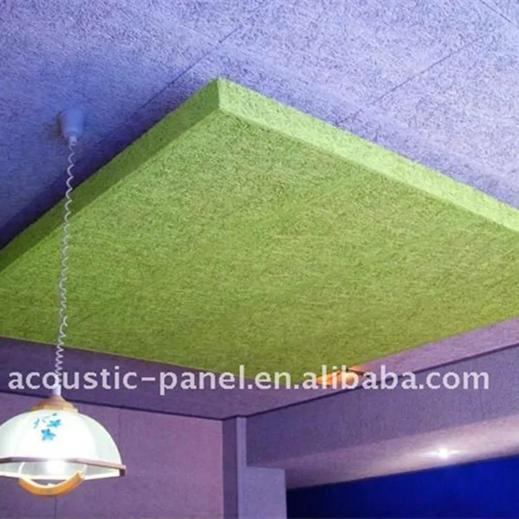 Modern Design Fiber Ceiling Panel Sound-Proof Durable Interior Acoustic Panel