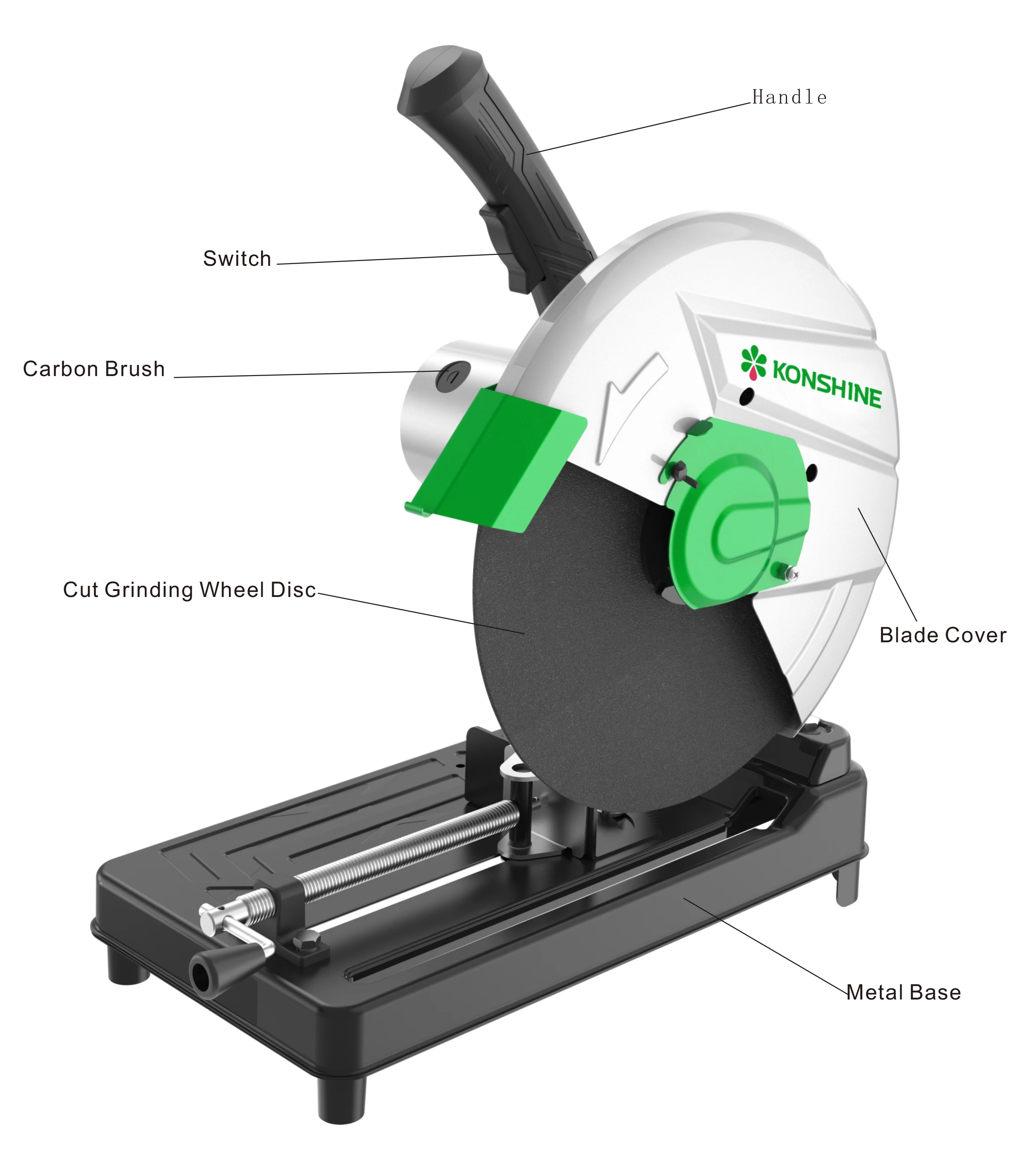 Best quality powerful 2400W multifunction metal chop saw cut-off machine 355mm for metal  wood cutting
