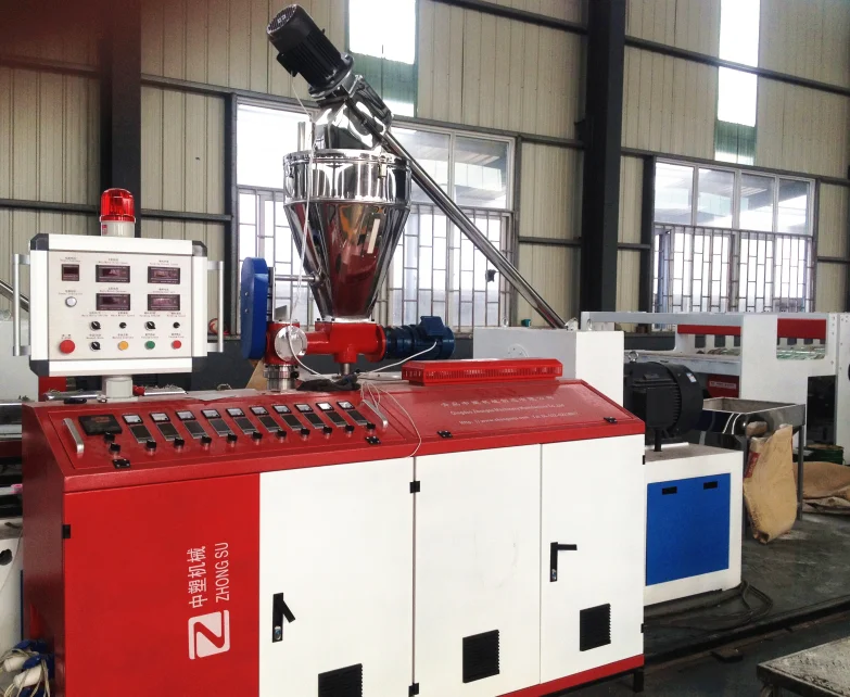 WPC Door Frame Making Machine / PVC WPC  Window Profile Extruder Production Line