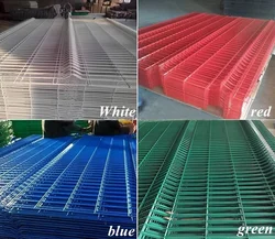 High quality pvc coated 3D curved welded wire mesh fence 3d welded galvanized fence panel