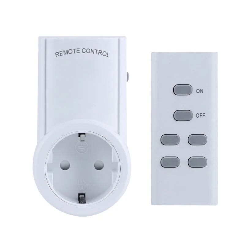 European wireless remote control switch 10A smart home socket