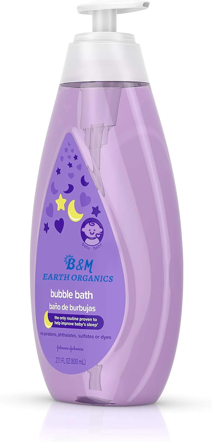 Bedtime Baby Bubble Bath with Relaxing Soothing Hypoallergenic Gentle Nighttime Bubble Bath for Babies Kids Toddlers