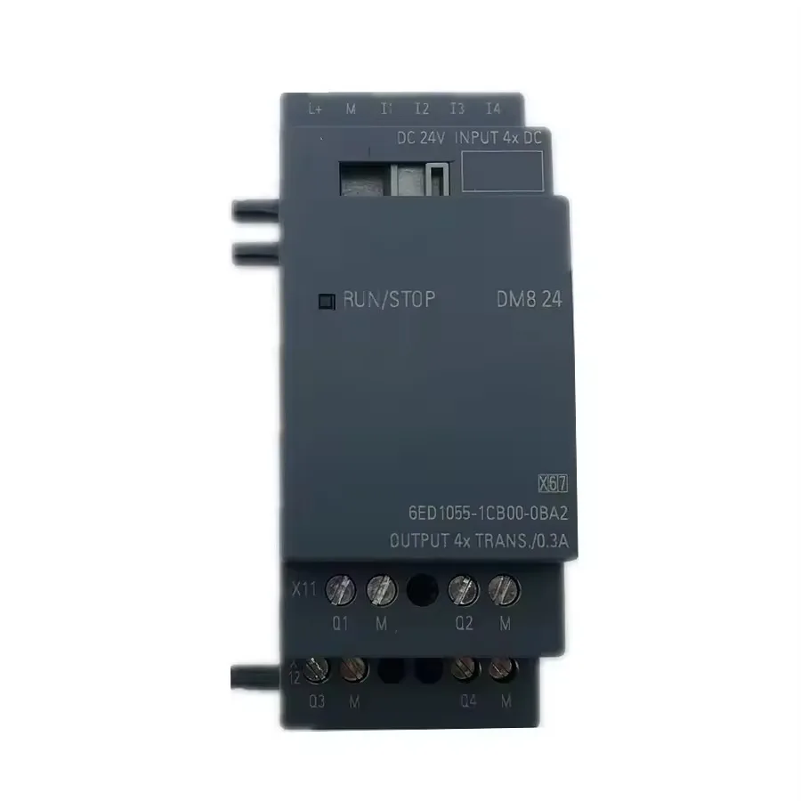 6ED1055-1MD00-0BA1 Original New PLC LOGO DM8; 24R Digital Expansion Module 24V Input/Output Programmable Controller