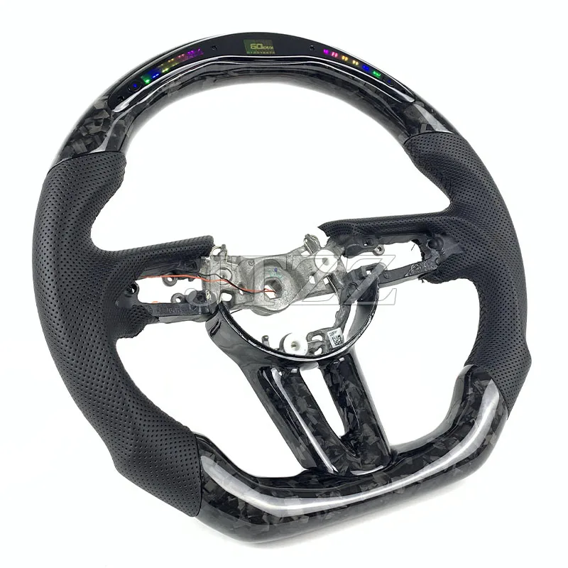 2020 2021 2022 2023 For Mazda 3 6 CX5 CX7 CX8 CX30 CX90 LED Display Carbon Fiber Steering Wheel Automotive Interior