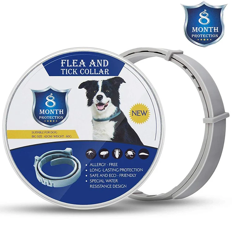Long lasting flea & tick prevention collar waterproof dog tick and flea collar