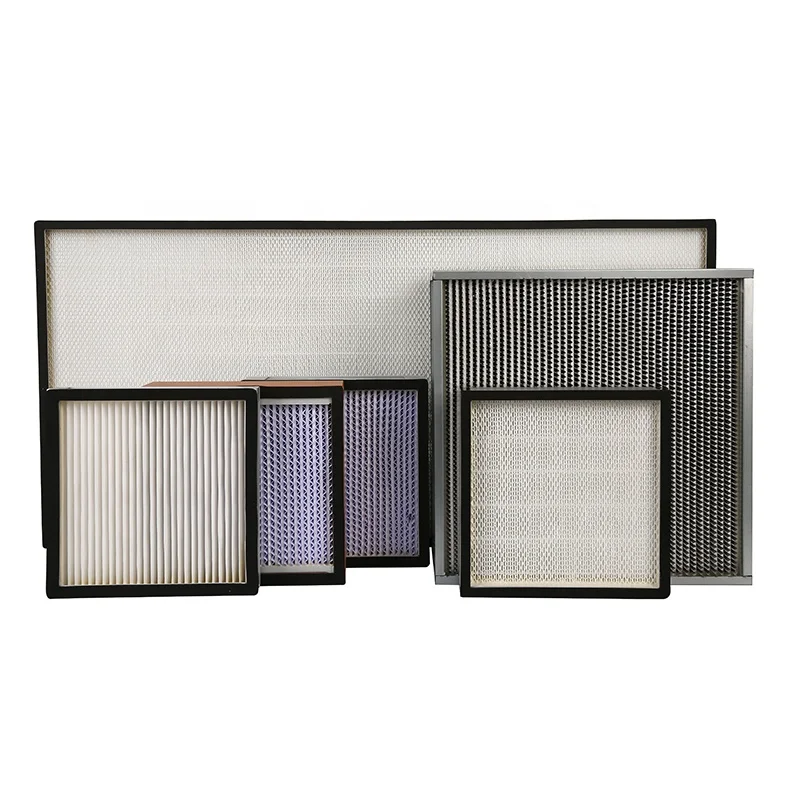 Customized  99.99% 0.3 micron h13 h14 HEPA Filter 18' X 24' X 6' For Cleanroom AHU System
