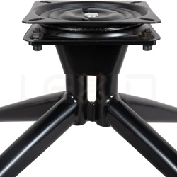 Professional produce electroplating 4 stars swivel chair basa furniture leg chair accessories