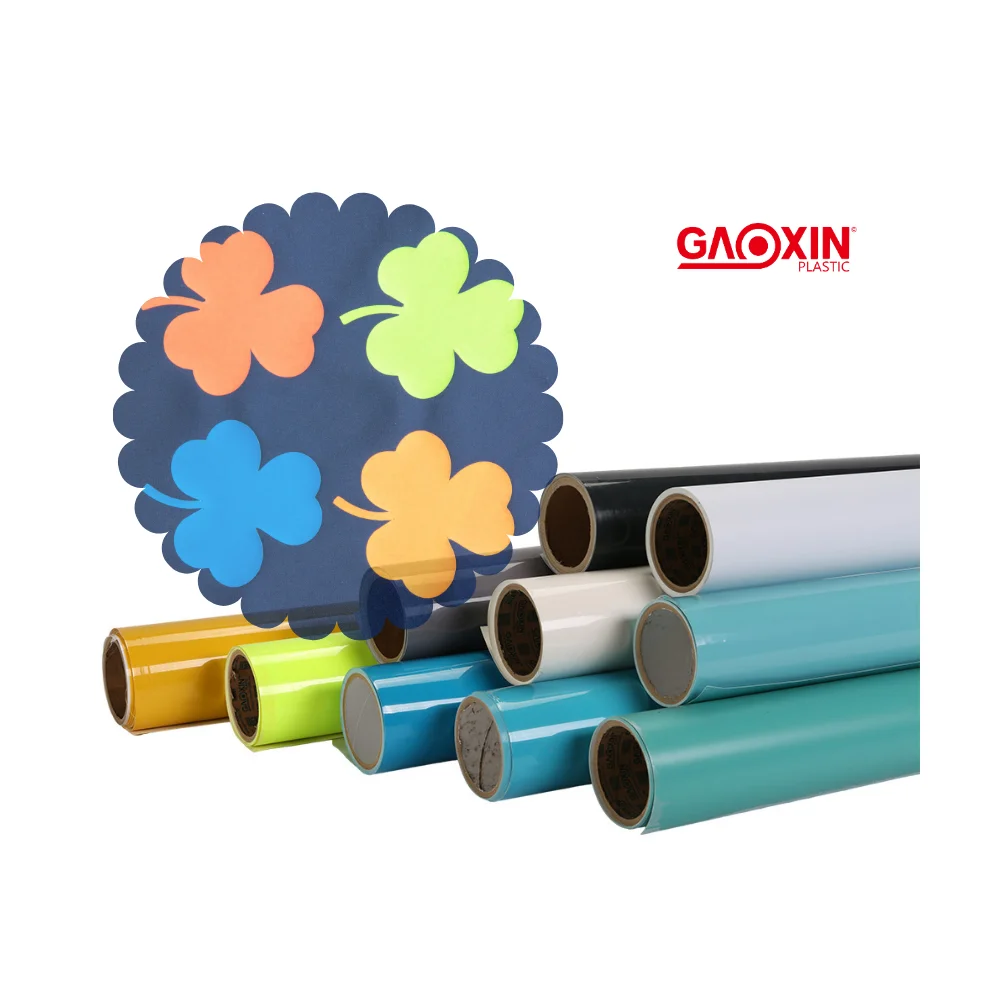 Free Sample Solid Colors TPU Heat Transfer Film Iron on PU Thermal Overlay Film for Making Logo Pattern of Clothes Hat Bag