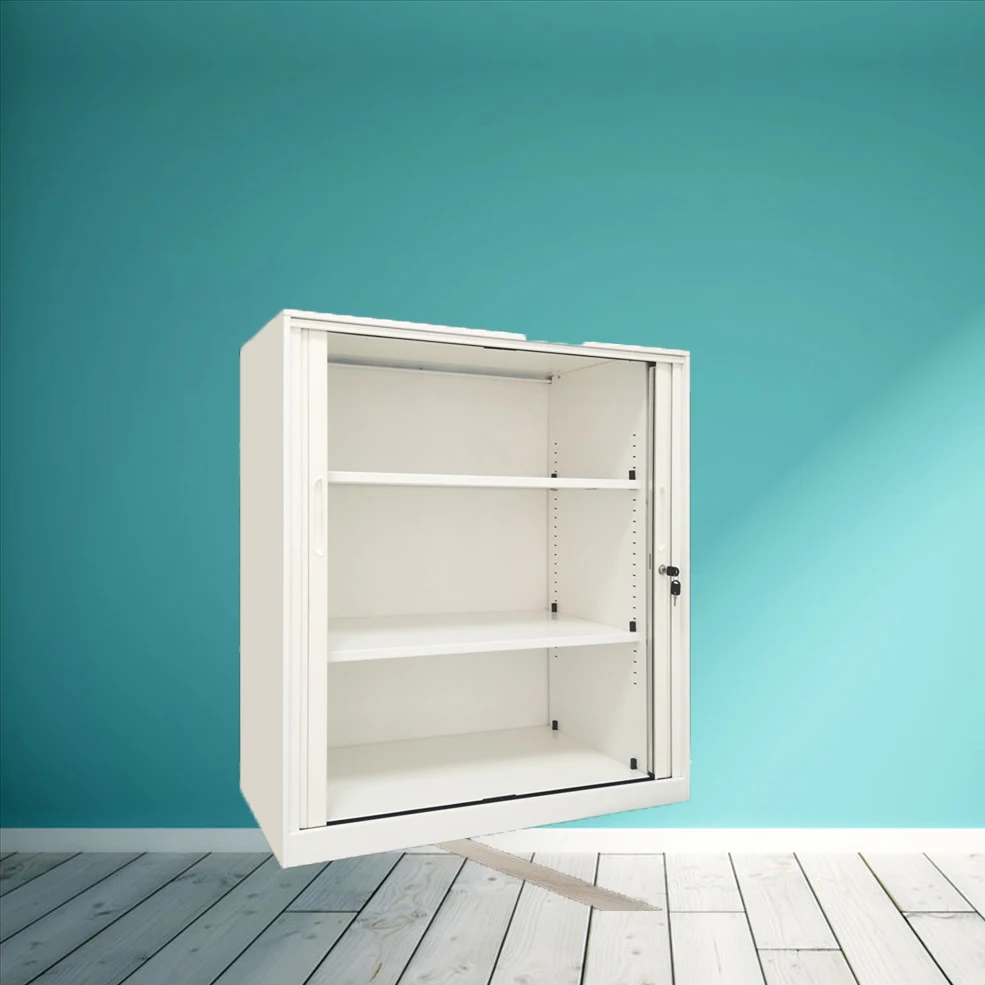 Chinese factory metal office furniture Steel Tambour Door Office Cabinet Roller Shutter Door