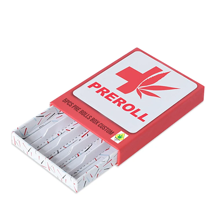 Custom preroll box child resistant cigarette pre roll packaging