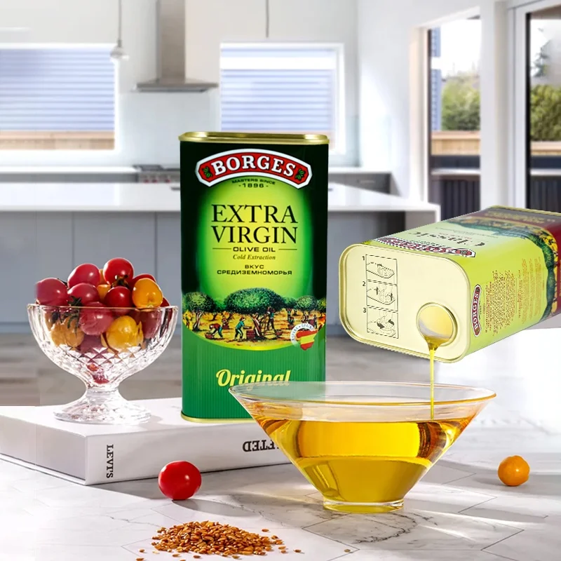 Empty Can 500ml Metal Liquid Packaging Container Oil Tin Box Olive Oil Can Paint Metal Packaging Tin Can With Lid