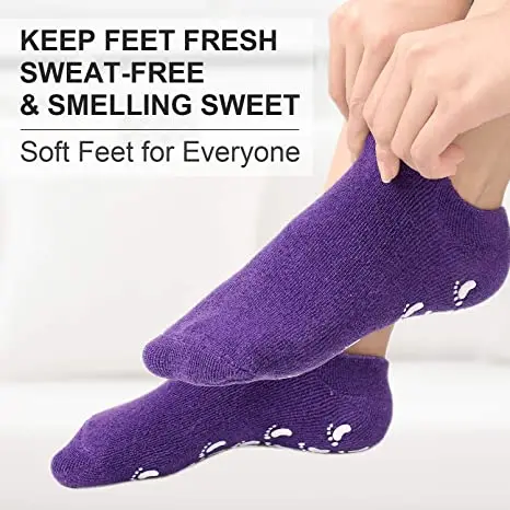 Wholesale Gel Moisture Socks Spa Socks Moisturizing Spa Aloe Gel Infused Socks
