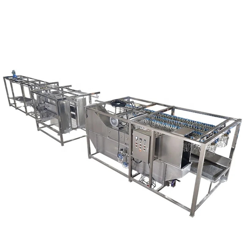 chicken by-product feet gizzards heart Spin chiller slaughtering abattoir chicken poultry equipment