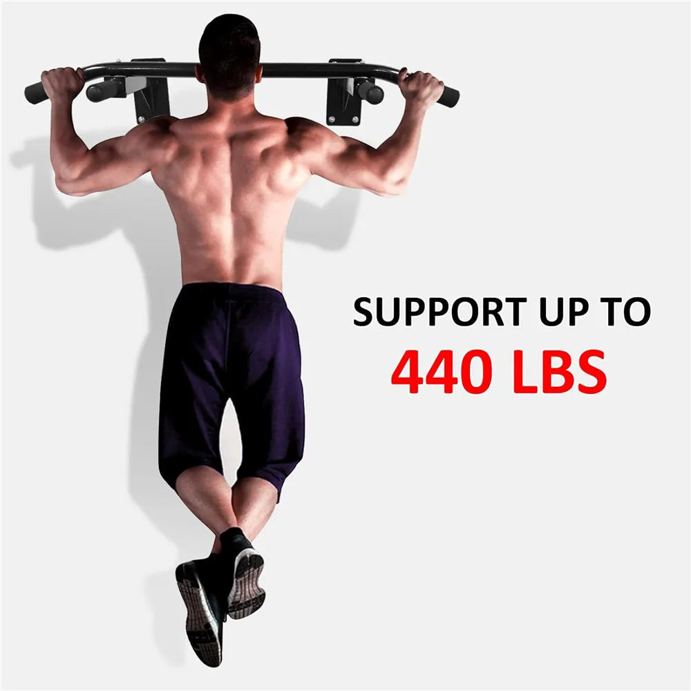 Pull up Bar Chin up Station Wall-mounted Horizontal Bar Pull-up Machine Single Parallel Bars for Home Gym Exercise
