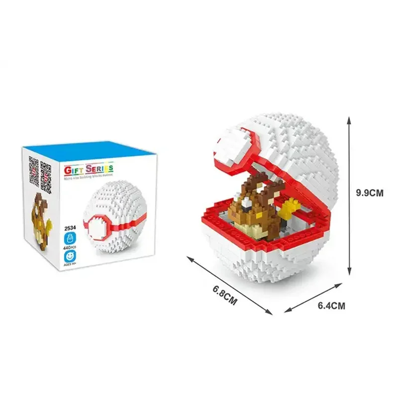 2024 Diy Nano Blocks Set Toys Small particles Elf ball Crab Robot moc brick Building Blocks sets educational toys for kids