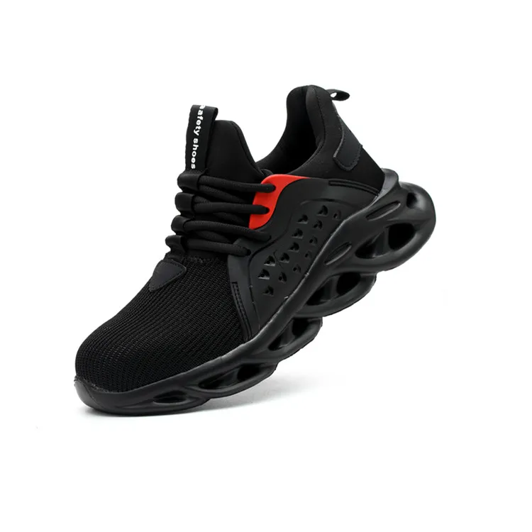 Легкие стальные кроссовки с низким вырезом, устойчивые к проколу стельки, хорошее качество, женские черные мужские рабочие кроссовки, защитная обувь