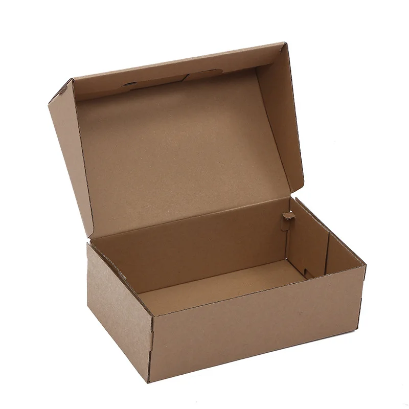 Reusable Shoe Boxes With Handle Simple Assembly Corrugated Box